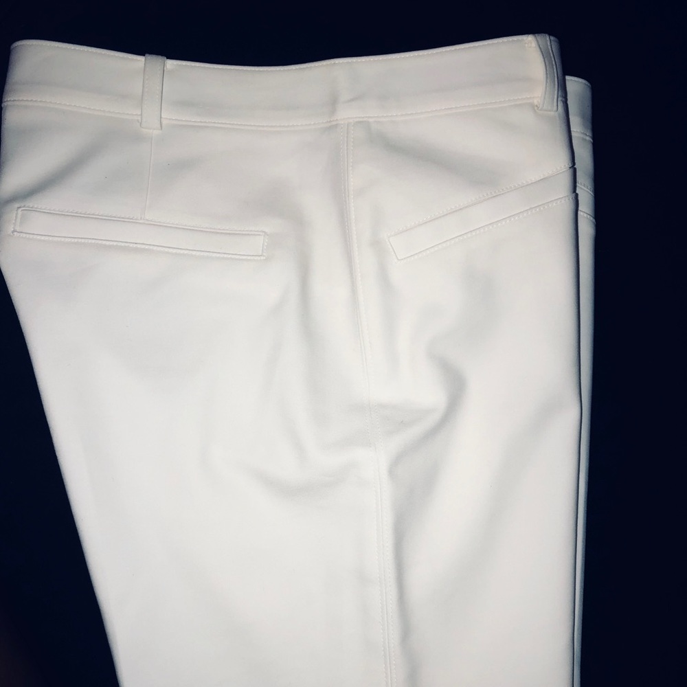 Club Monaco Renay slim crop white pants size 6